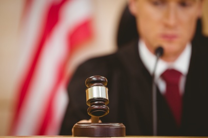 Litigation - judge with gavel